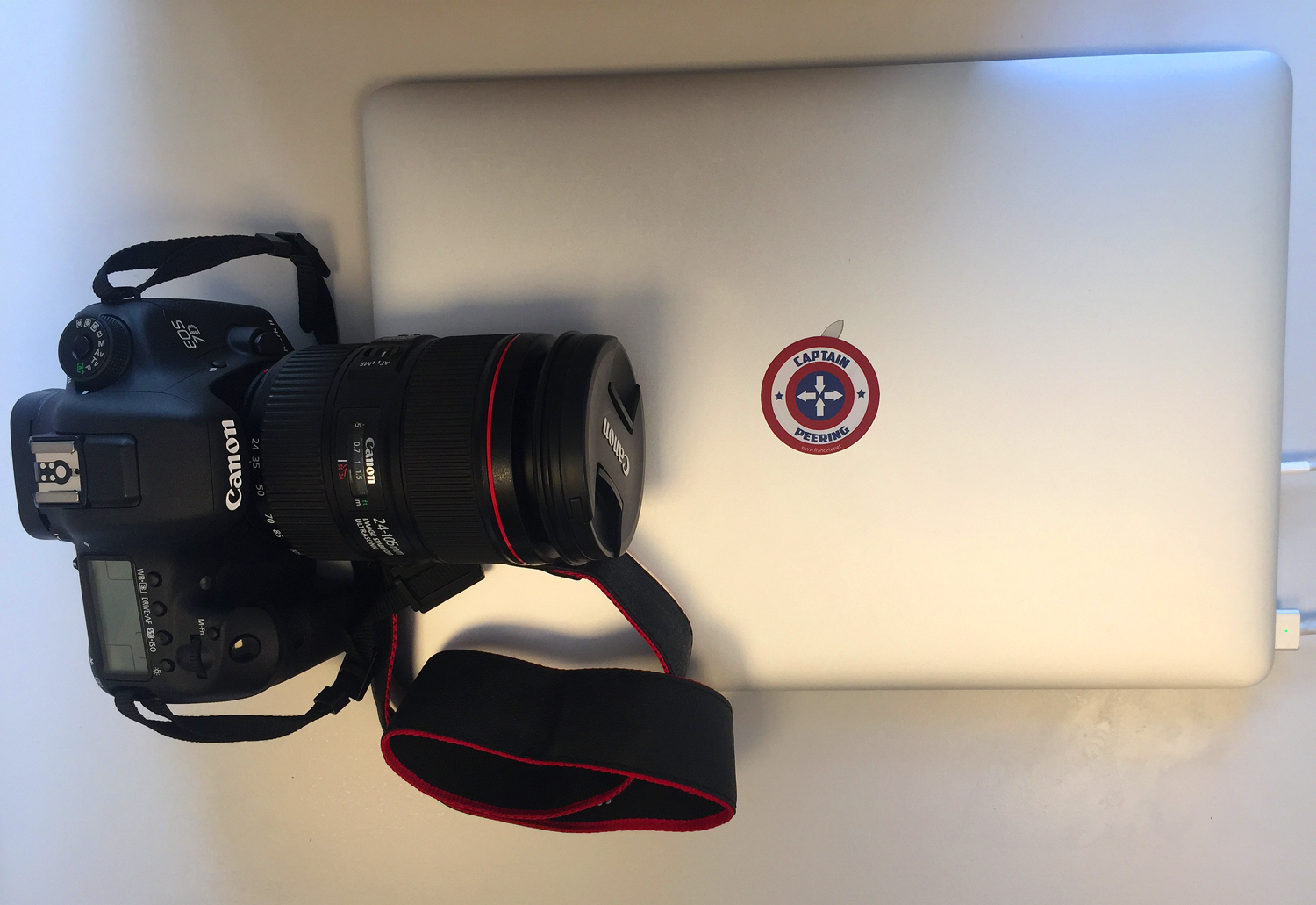 Sticker Captain Peering sur mac