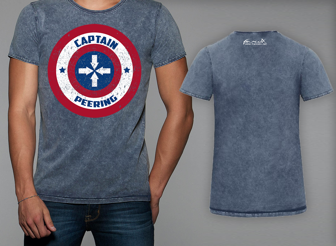 Concept design T-shirt Captain Peering
