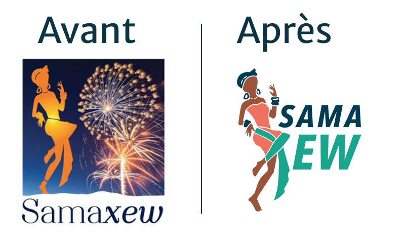 Logo avant et après Samaxew